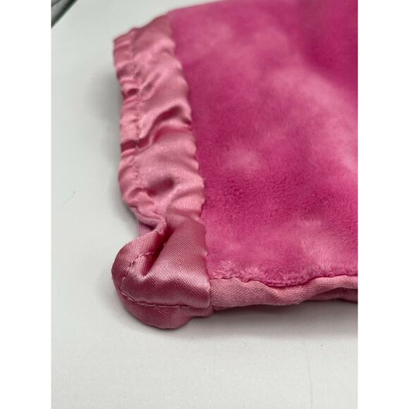 Minnie Mouse Lovey Security Blanket Plush Stuffed Animal Pink Satin Baby Infant - Picture 2 of 7